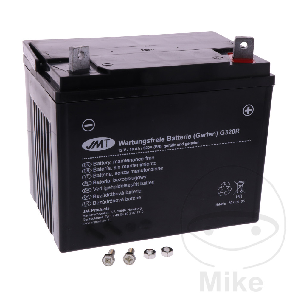 batería máquina de jardín sin mantenimiento g320r wet