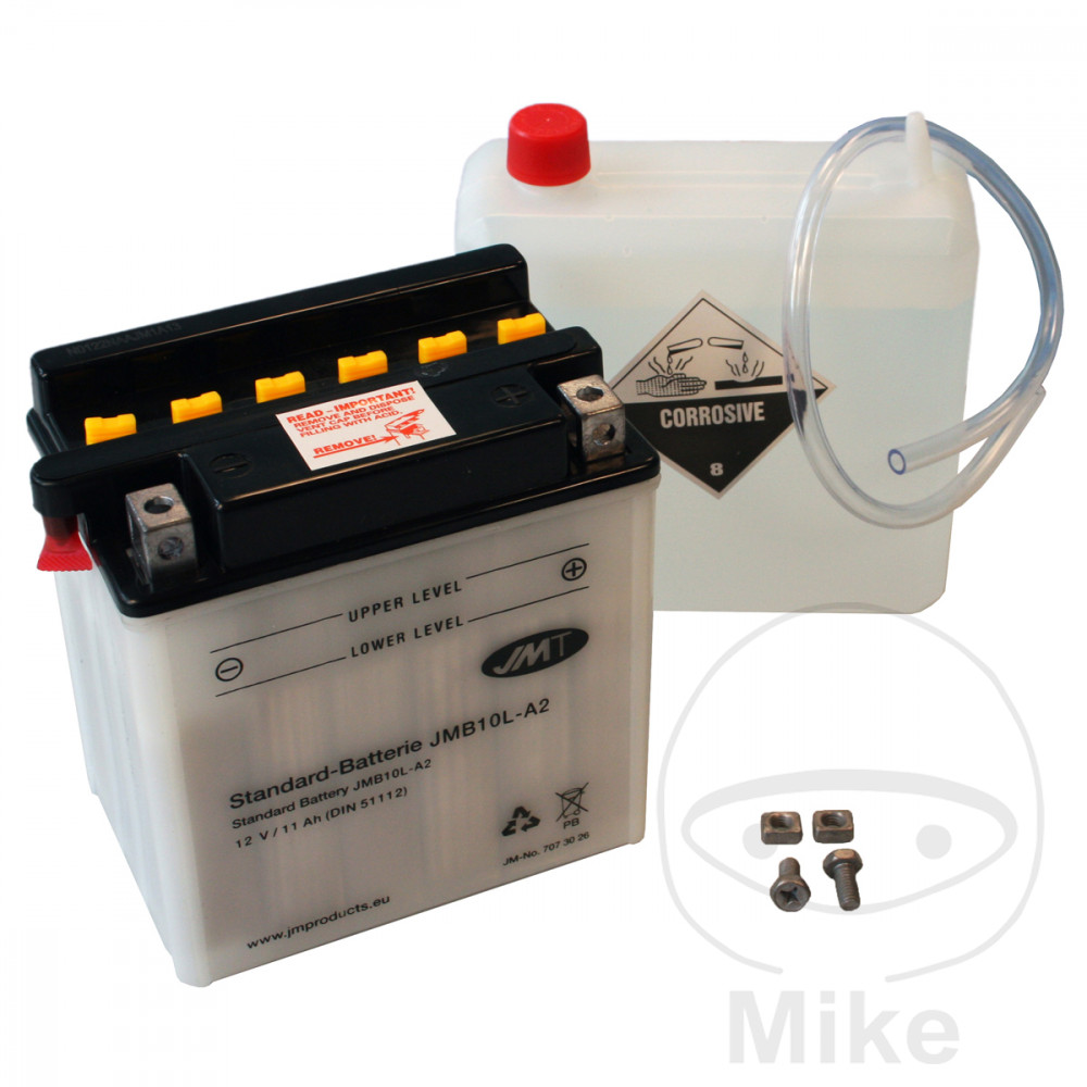 JMT motorcycle battery YB10L-A2 ALTN: 7070261 0085 9050 - Picture 1 of 1