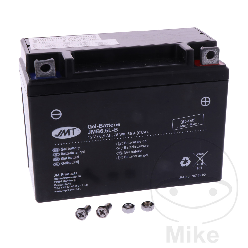 bateria moto de gel activada yb6 5l-b