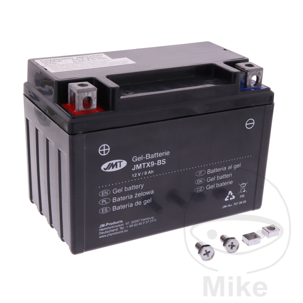 JMT Activated Gel Motorcycle Battery YTX9-BS - Picture 1 of 1