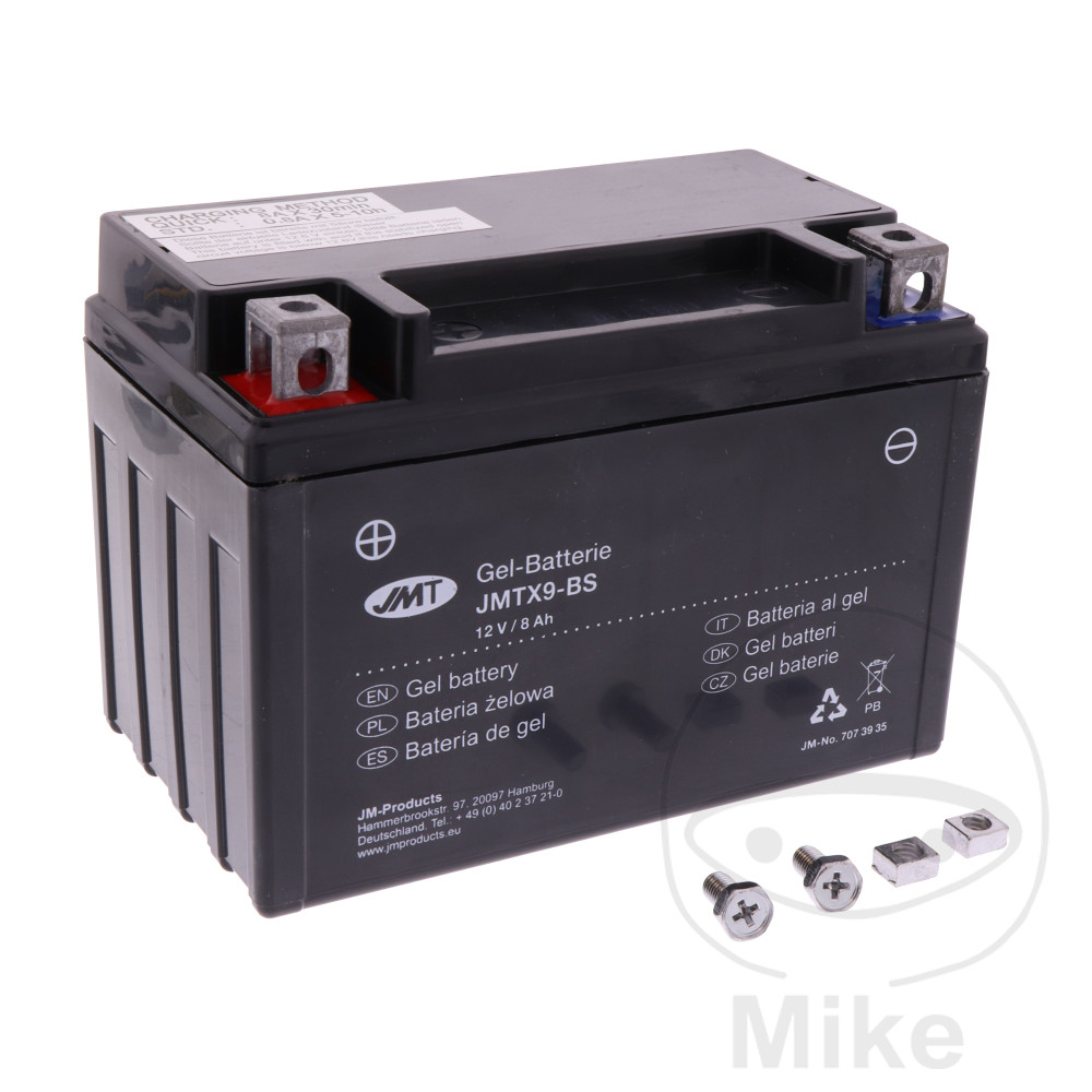 bateria moto de gel activada ytx9-bs