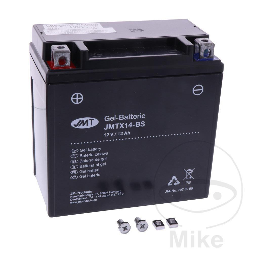 JMT batteria moto gel attivata YTX14-BS - Afbeelding 1 van 1