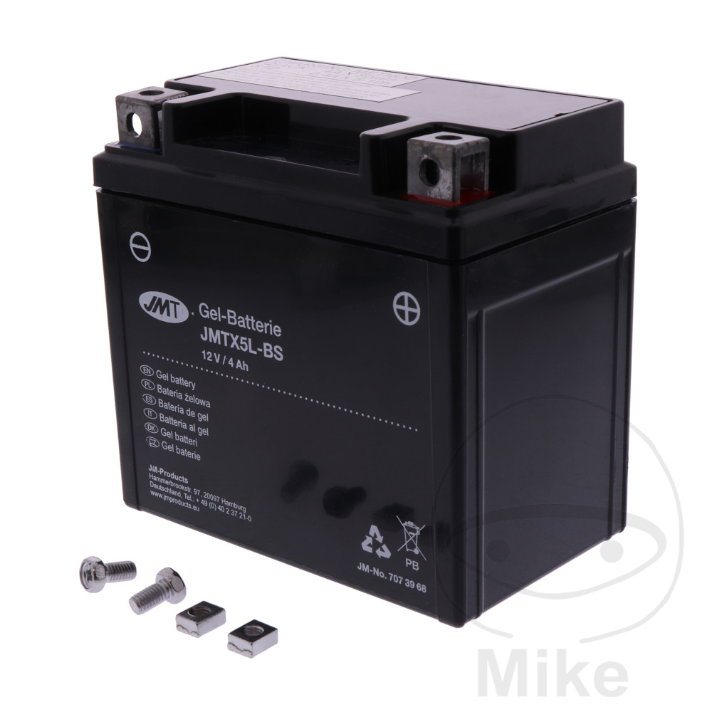 JMT Activated Gel Motorcycle Battery YTX5L-BS - Picture 1 of 1