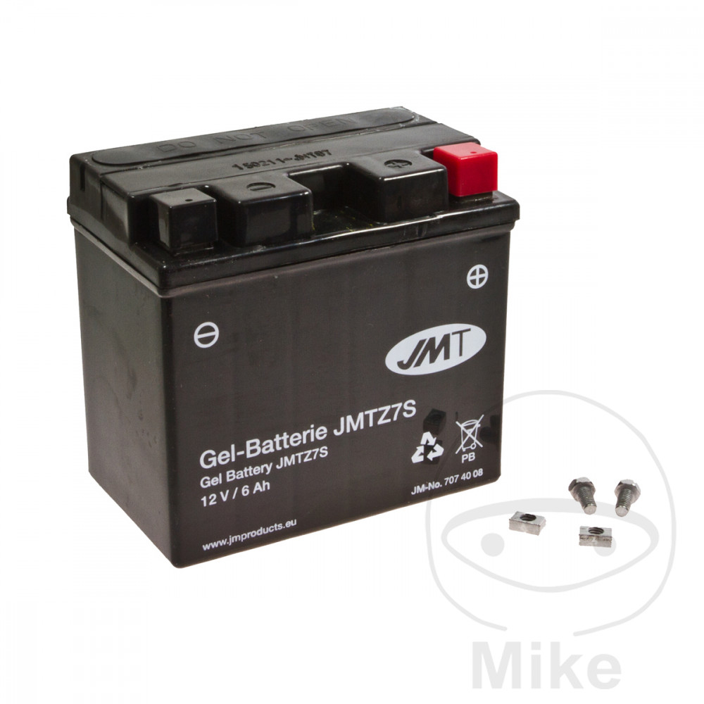 JMT Aktivierte Gel-Motorradbatterie YTZ7S - Bild 1 von 1