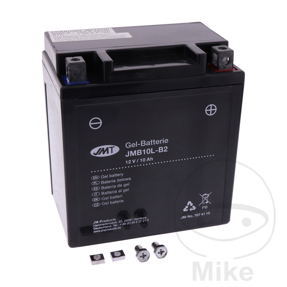 batería gel de moto yb10l-b2 altn: 7070402 3273 9057