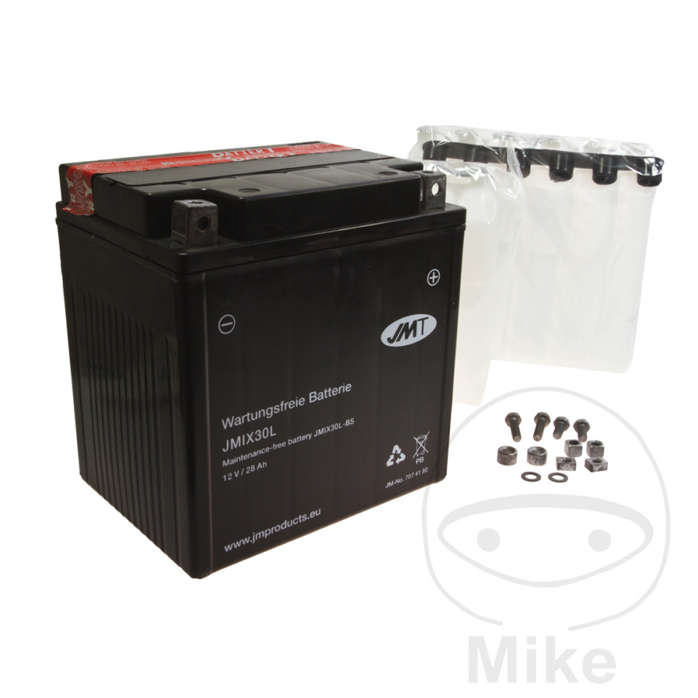 batería sin mantenimiento con electrolito yix30l-bs