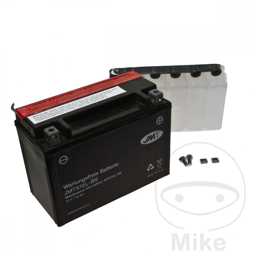 batería sin mantenimiento con electrolito ytx15l-bs