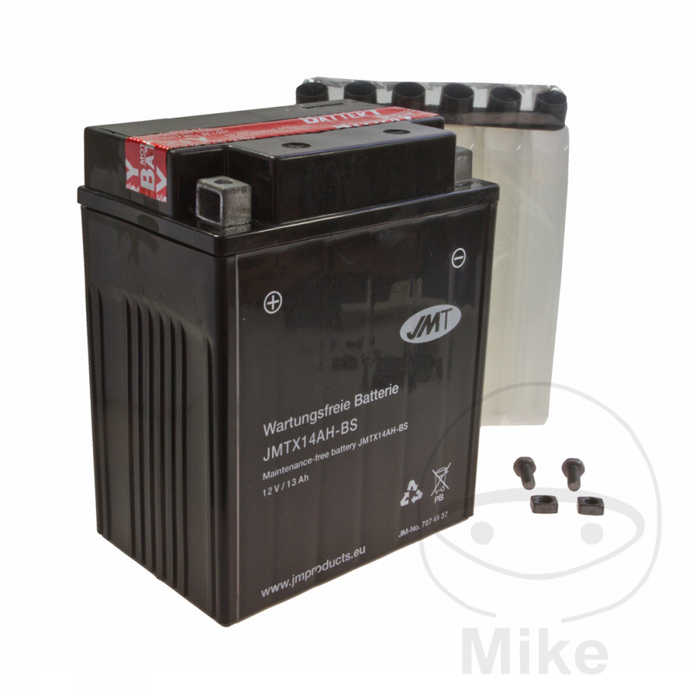 batería sin mantenimiento con electrolito ytx14ah-bs