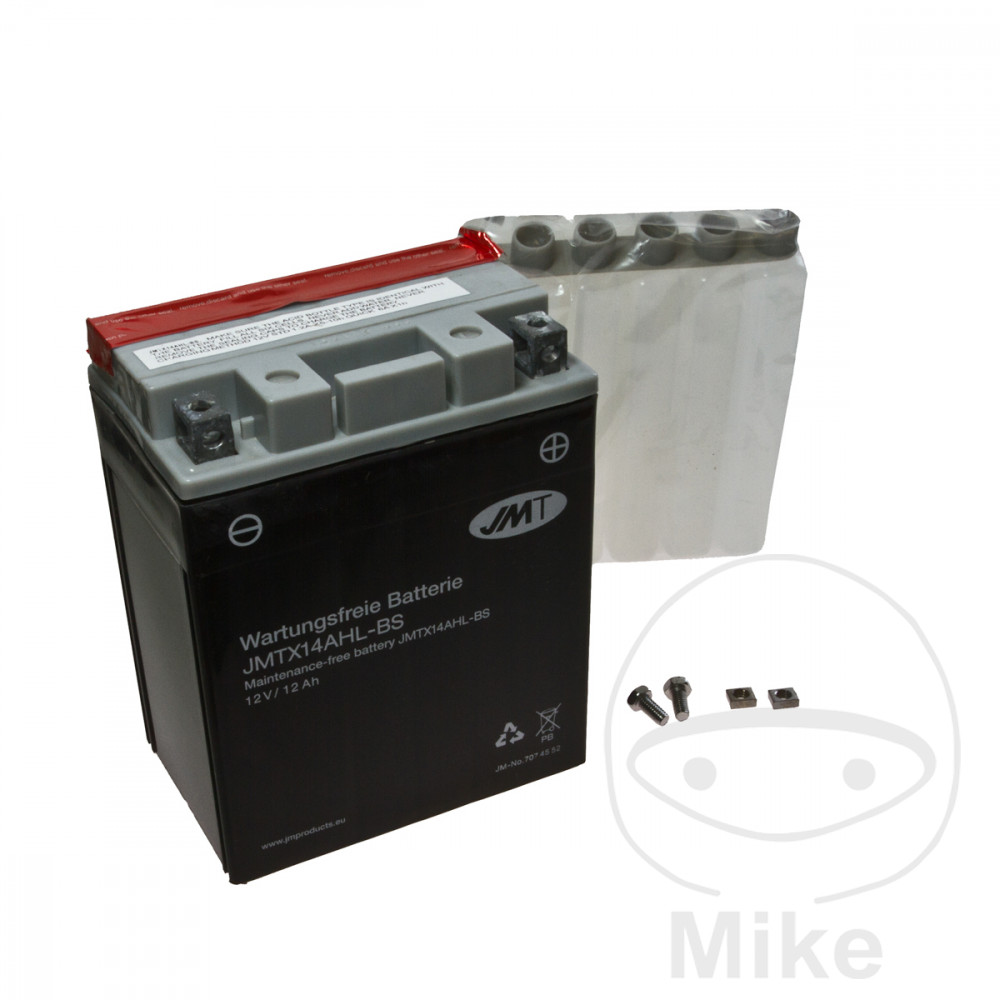 batería sin mantenimiento con electrolito ytx14ahl-bs