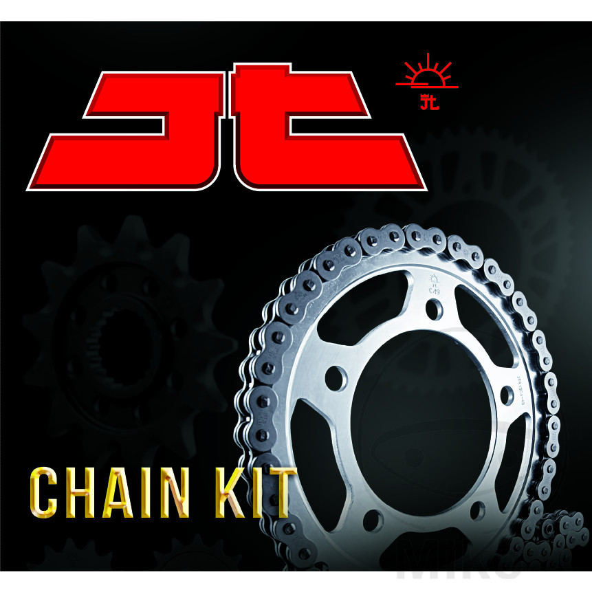kit cadena abierta + corona + piñón x-ring 428x1r