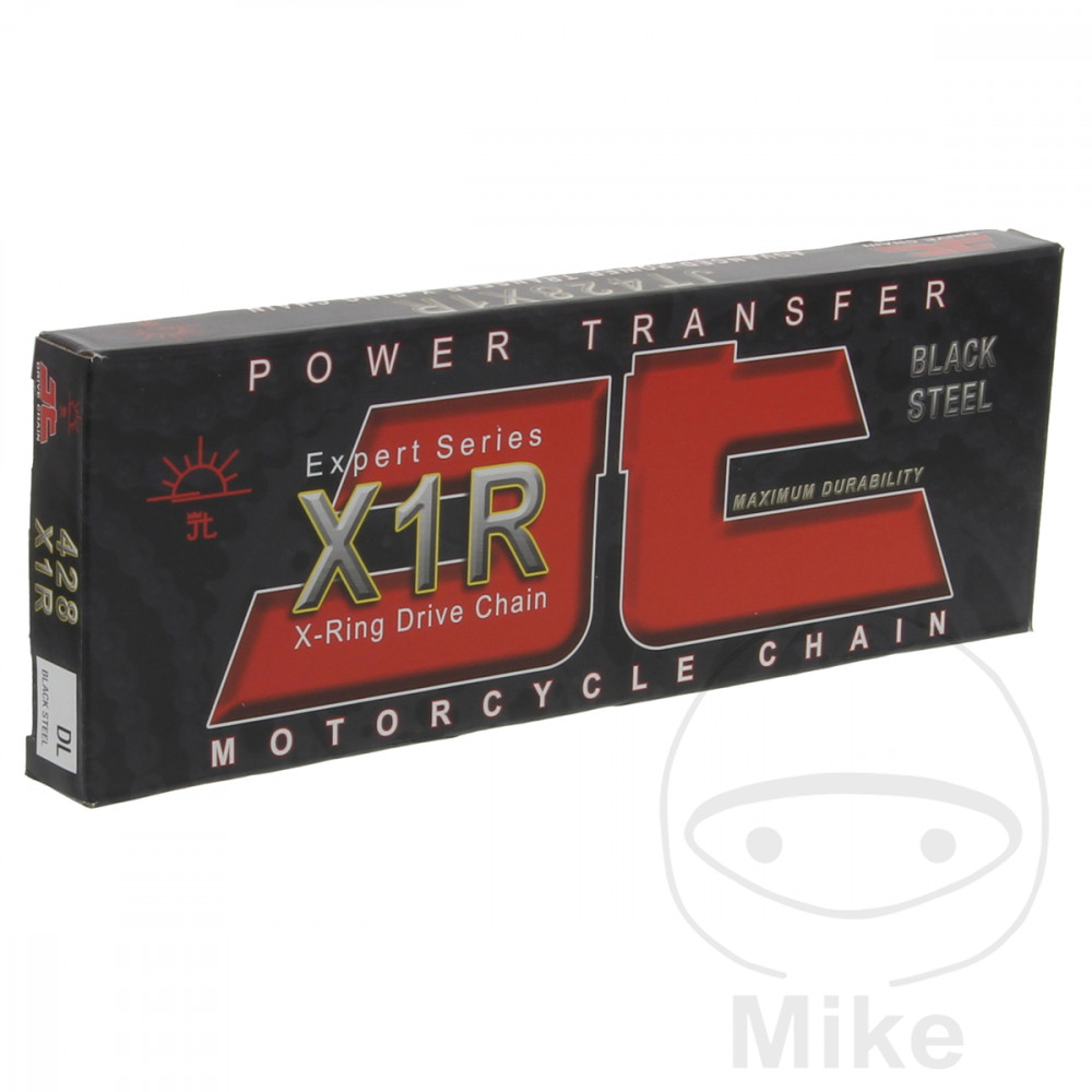 cadena moto abierta enganche clip x ring 428x1r/124
