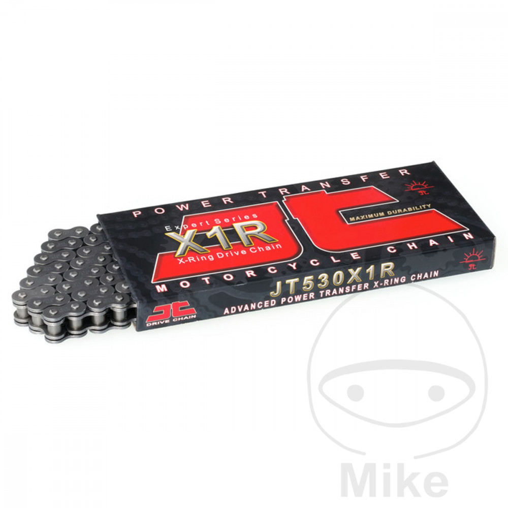 cadena abierta con enganche remache x-ring 530 x 1 r/110