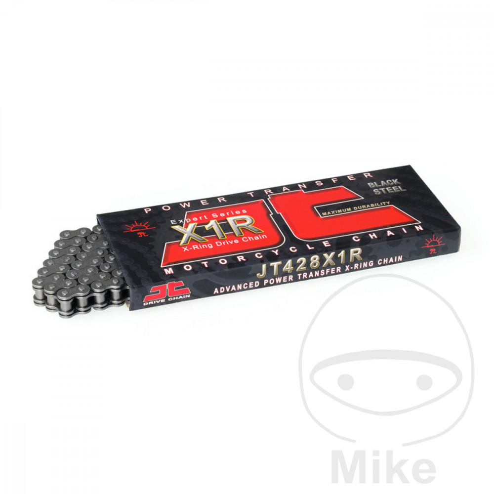 cadena moto abierta enganche clip x ring 428x1r/138