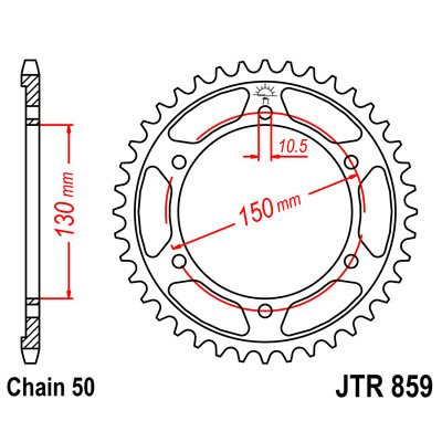 corona plato transmisión trasero de acero c49