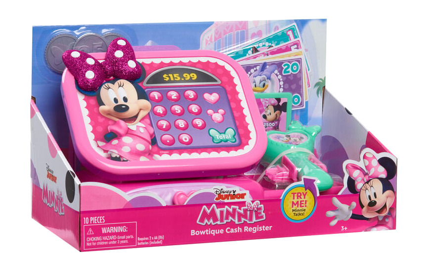 caja registradora de juguete con sonidos disney minnie