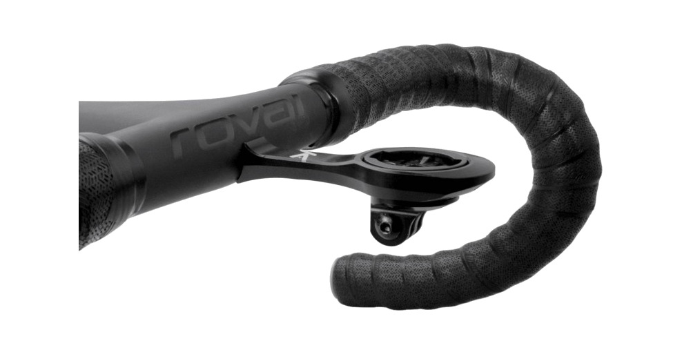 soporte de cuenta kilometros ciclocomputador garmin roval combo mount  black anodize