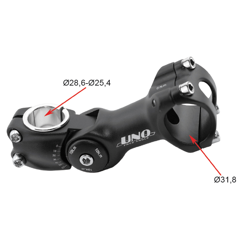 potencia regulable para bicicleta - kalloy uno