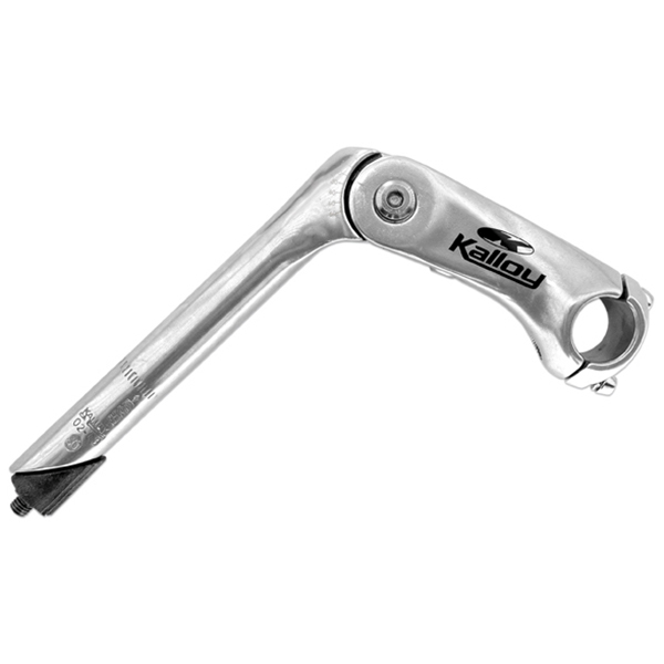 potencia regulable de manillar para bicicleta mtb/city kalloy uno - plata