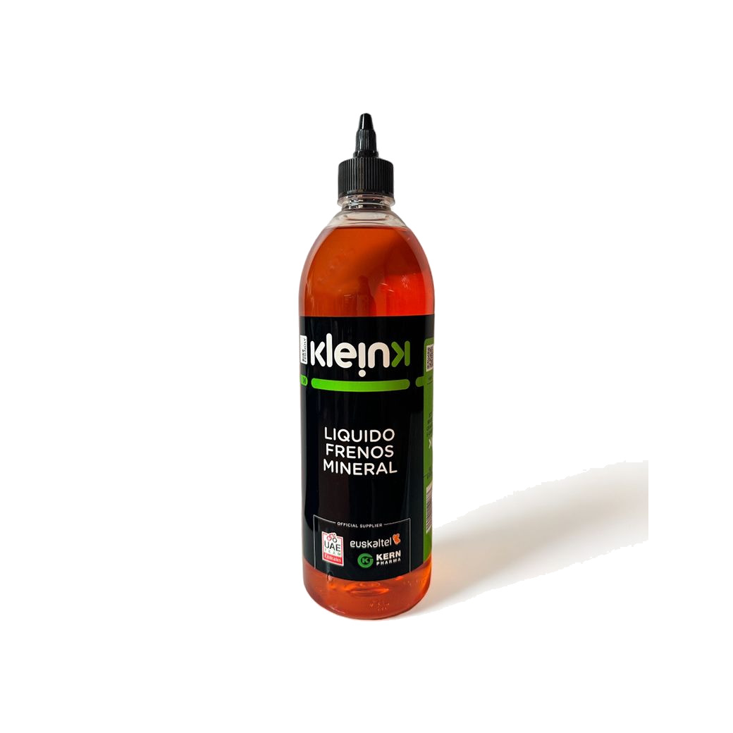líquido de frenos mineral rojo para bicicletas 1l