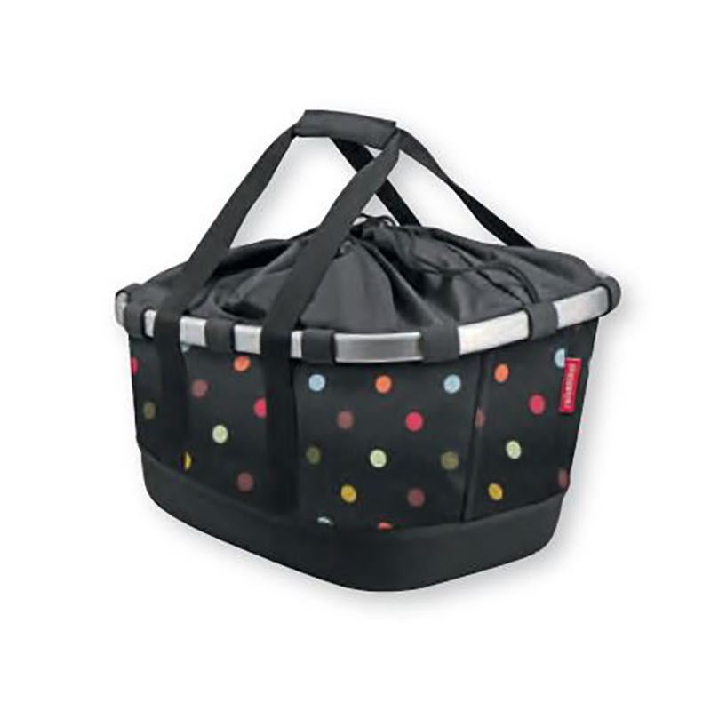KLICKFIX Bolsa trasera con lunares para bici GT UNIKLIP 21 L (33x27x42)