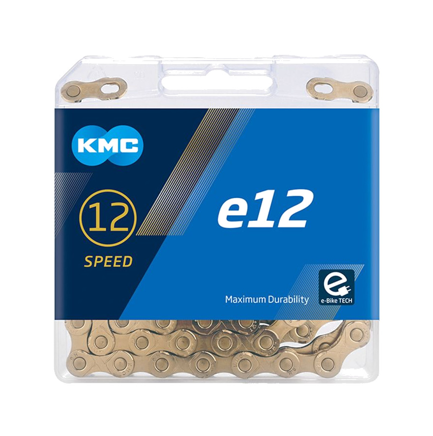 cadena para bicicleta e12 ti-n-gold missinglink 130 12v
