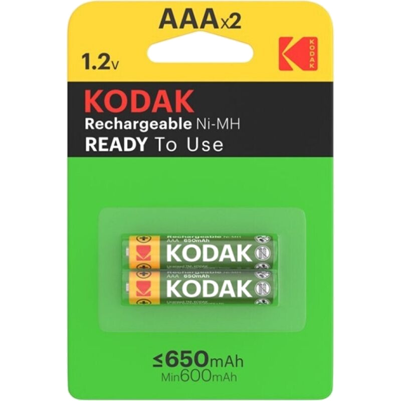 batterie rechargeable aaa-hr03 650mah 2 uds