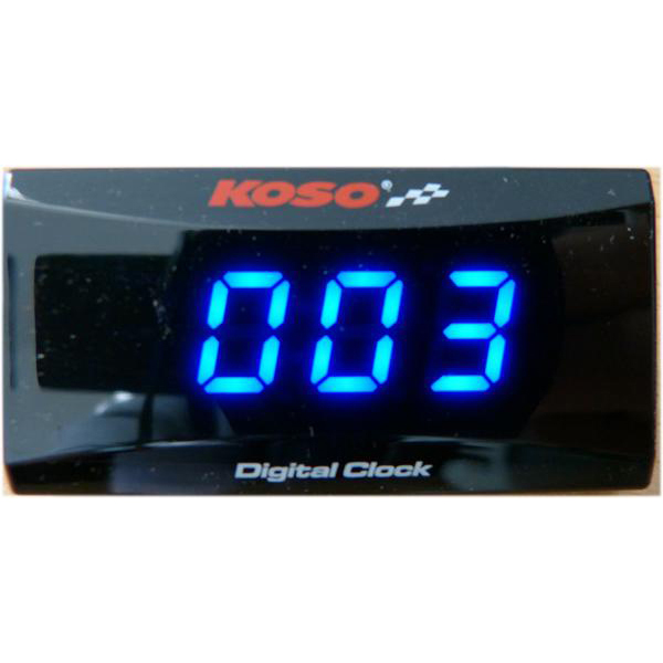 KOSO Orologio digitale per moto SUPER SLIM BA024B20
