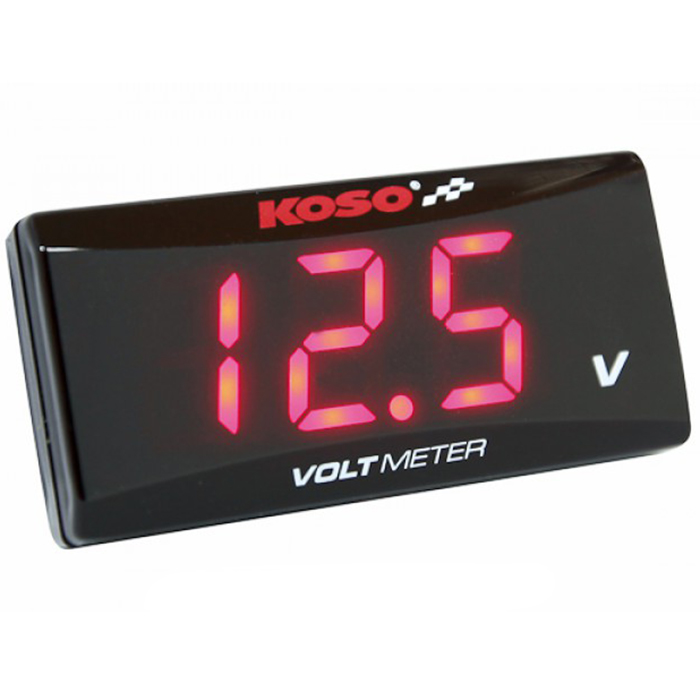 voltímetro super slim rojo ba024r00