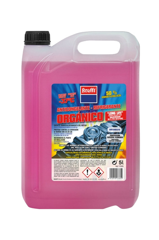 anticongelante refrigerante para coche 5l 50%