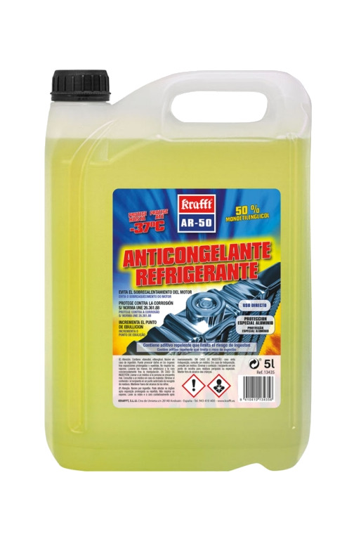anticongelante refrigerante para coche 5l 50%