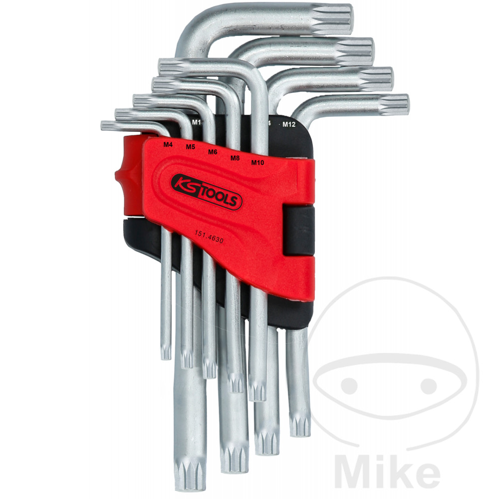 juego 9 llaves para tornillos de cabeza hexagonal m4-m18