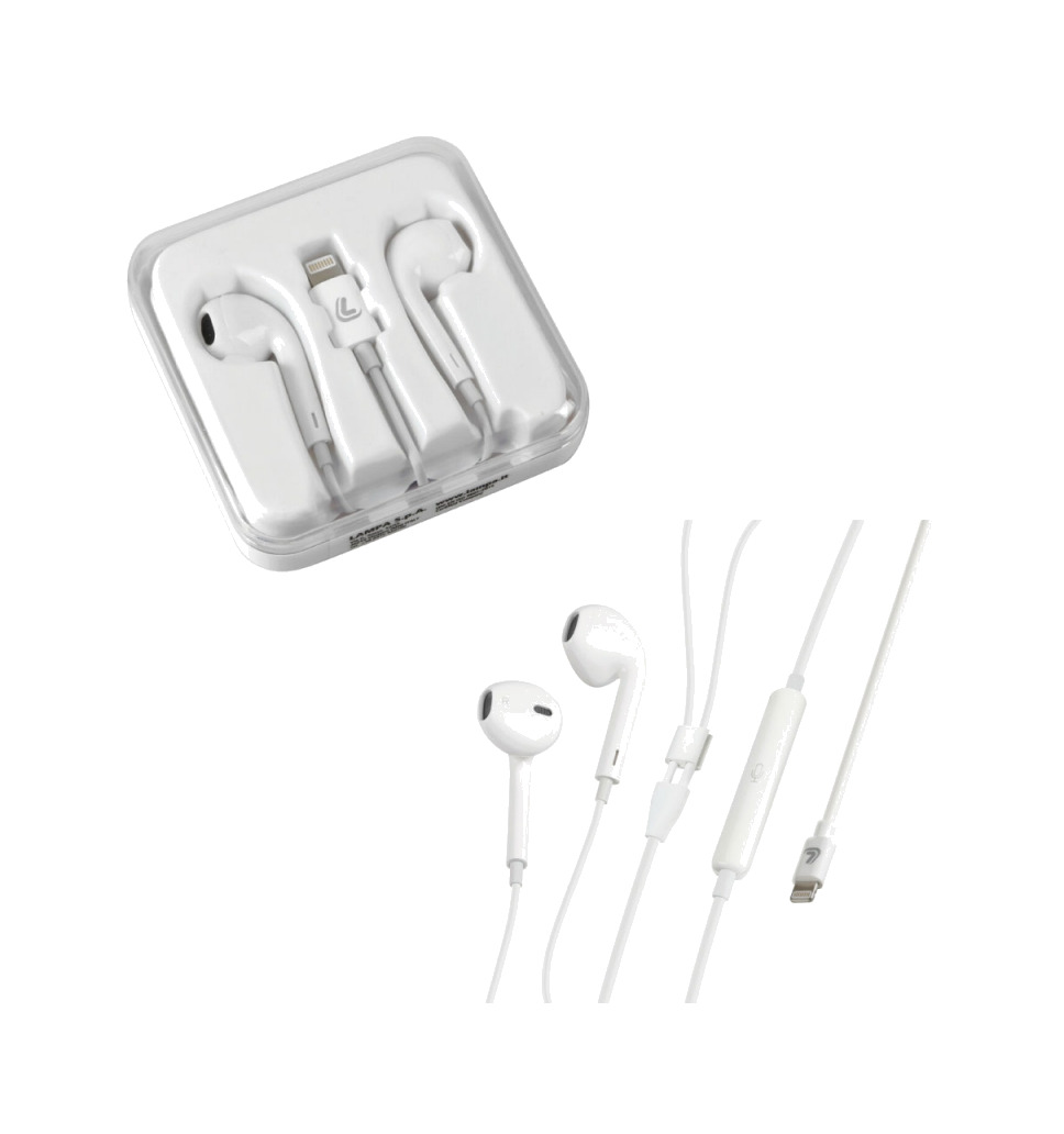 auriculares con micrófono y conexión bluetooth, cable para apple 8 pin essential - 120 cm