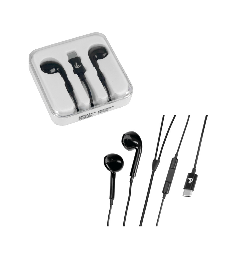 auriculares con micrófono y conexión bluetooth, cable usb type-c essential- 120 cm