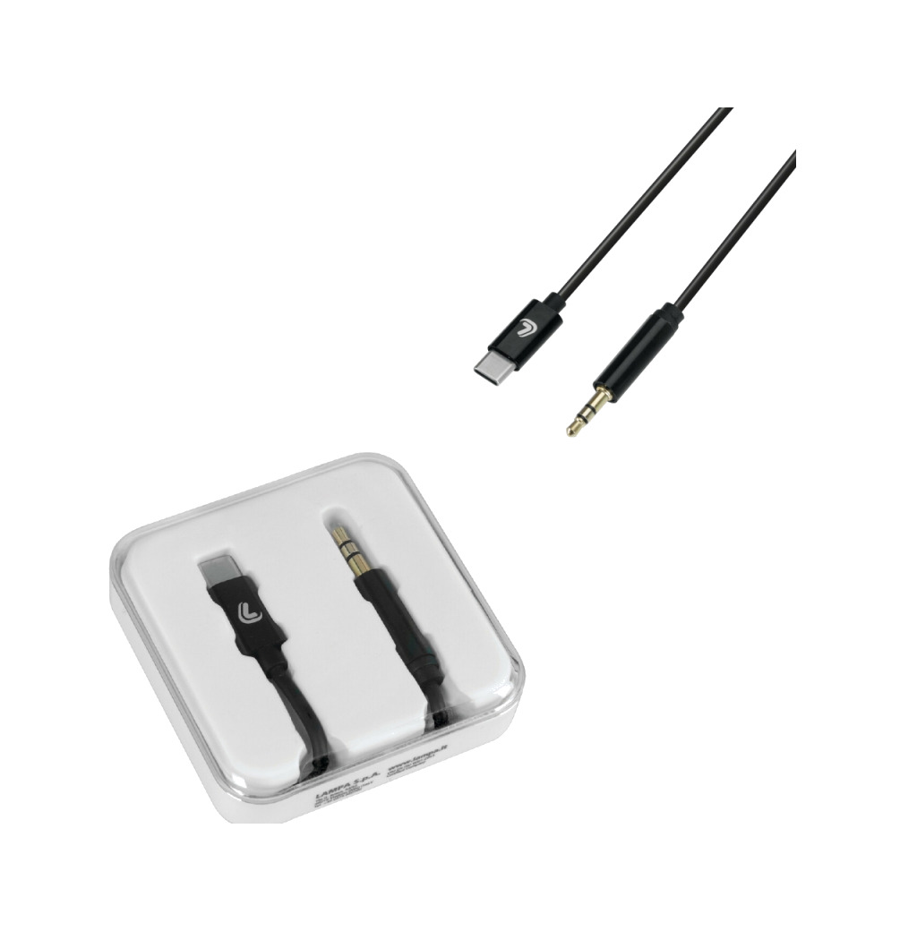 cable de línea tipo c a auxiliar essential 100 cm
