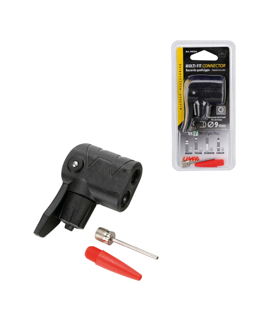 accesorio de inflado mangueras 9mm