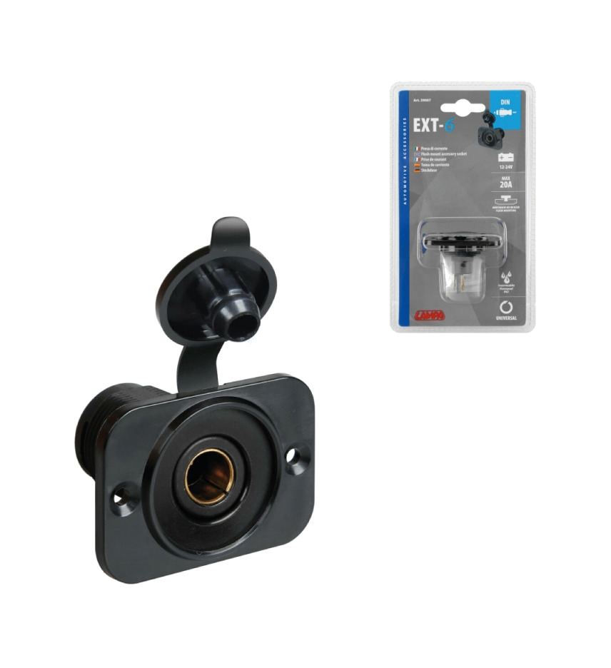 conector din con capa de protección