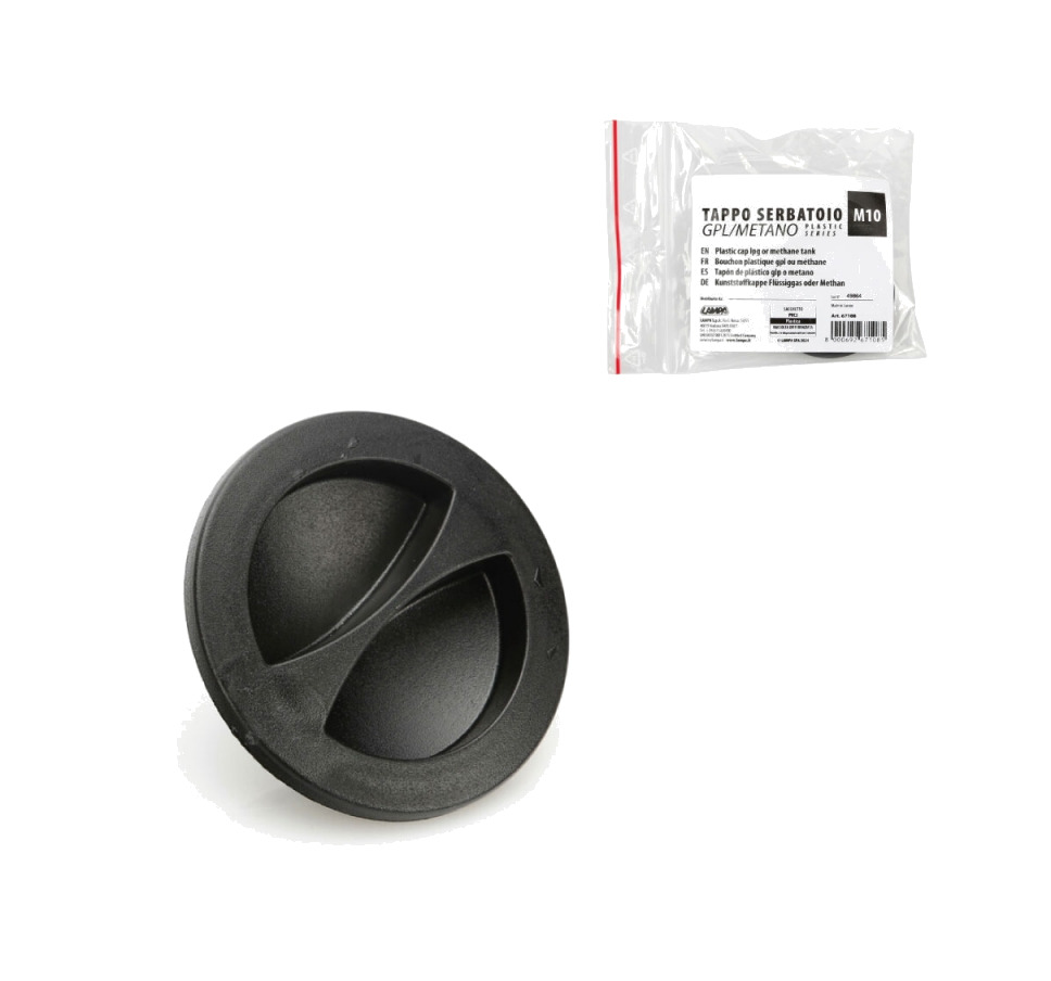 tapón de plástico con rosca para gas glp o gnc m10