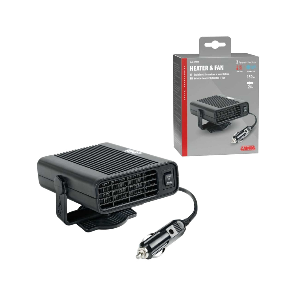 calentador y descongelador con ventilador 24v 150w