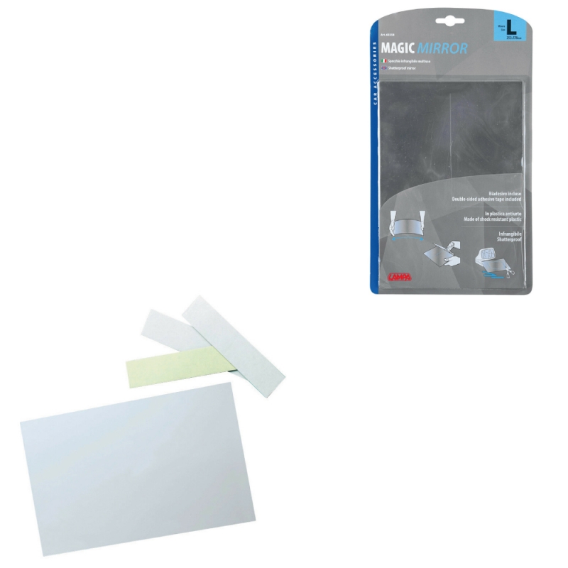 espejo mágico multiusos recortable moldeable easy-fit 127x203 mm