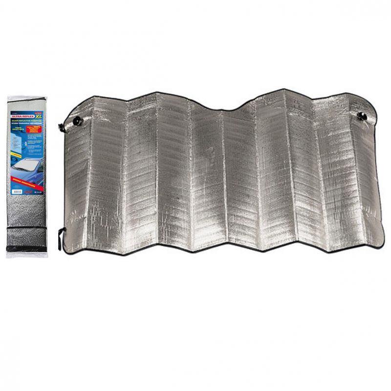 parasol aluminio ultra reflex 72x145 cm - protección máxima contra el sol