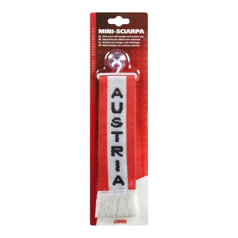 mini banderines austria para decorar tu cabina con ventosa y colgador
