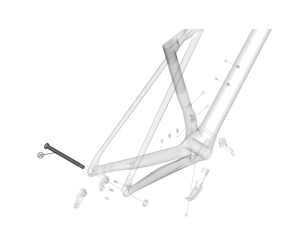 eje pasante para bicicleta xelius drs