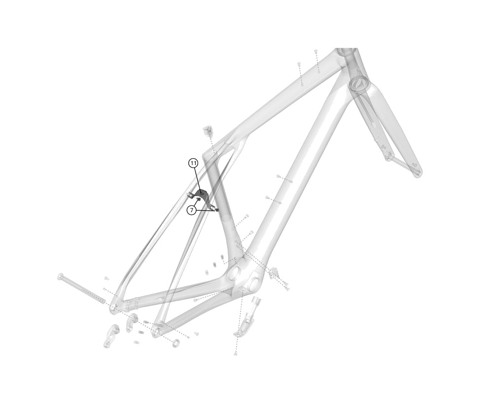 puente de guardabarros para bicicleta pulsium