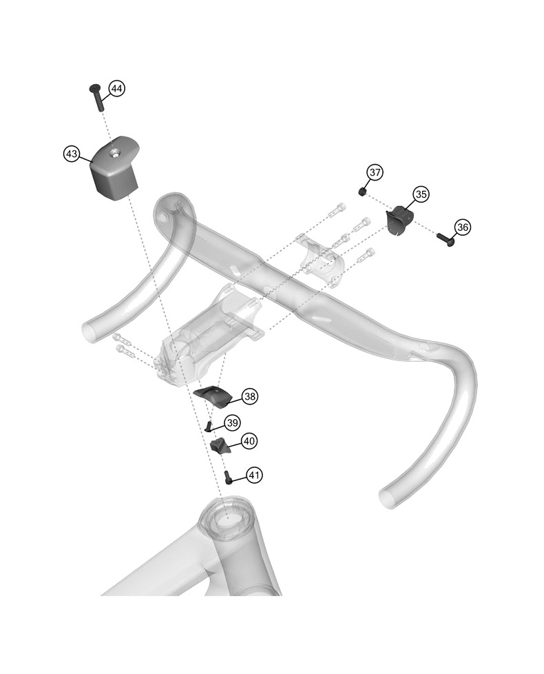 juego de hardware para potencia de bicicleta xelius drs