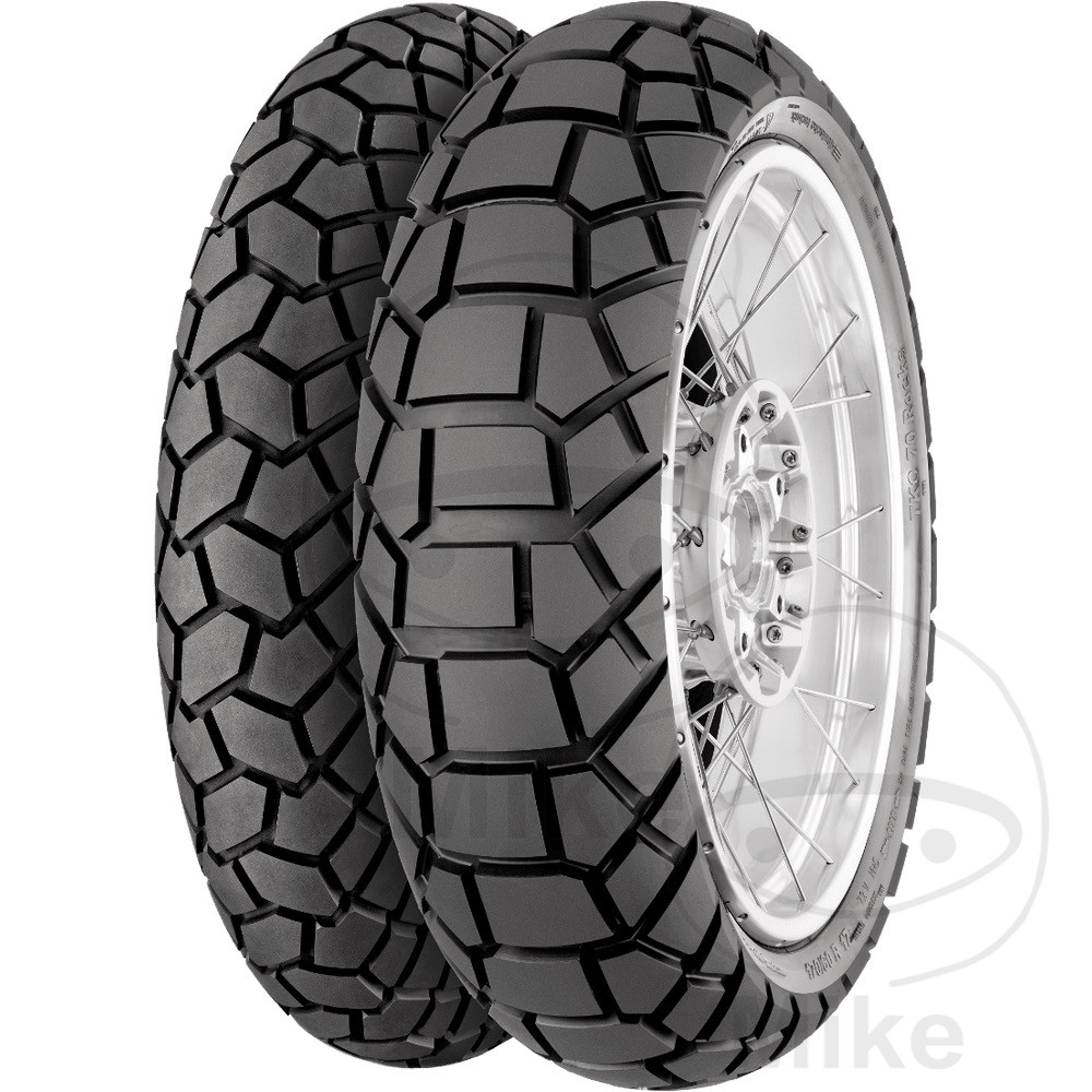 neumático cubierta moto trasero 130/80r17 65s tubeless m+s 
 tkc 70 rocks