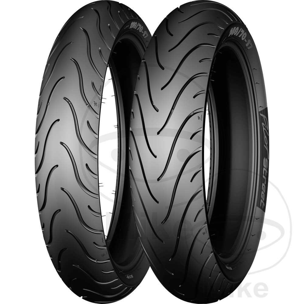 neumático cubierta moto delantero 110/70-17 54s tubeless/tt pilot street