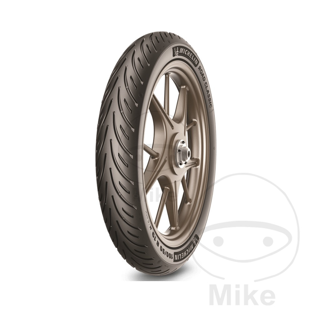 neumático cubierta moto delantero 100/90-18 56v tubeless
 road classic