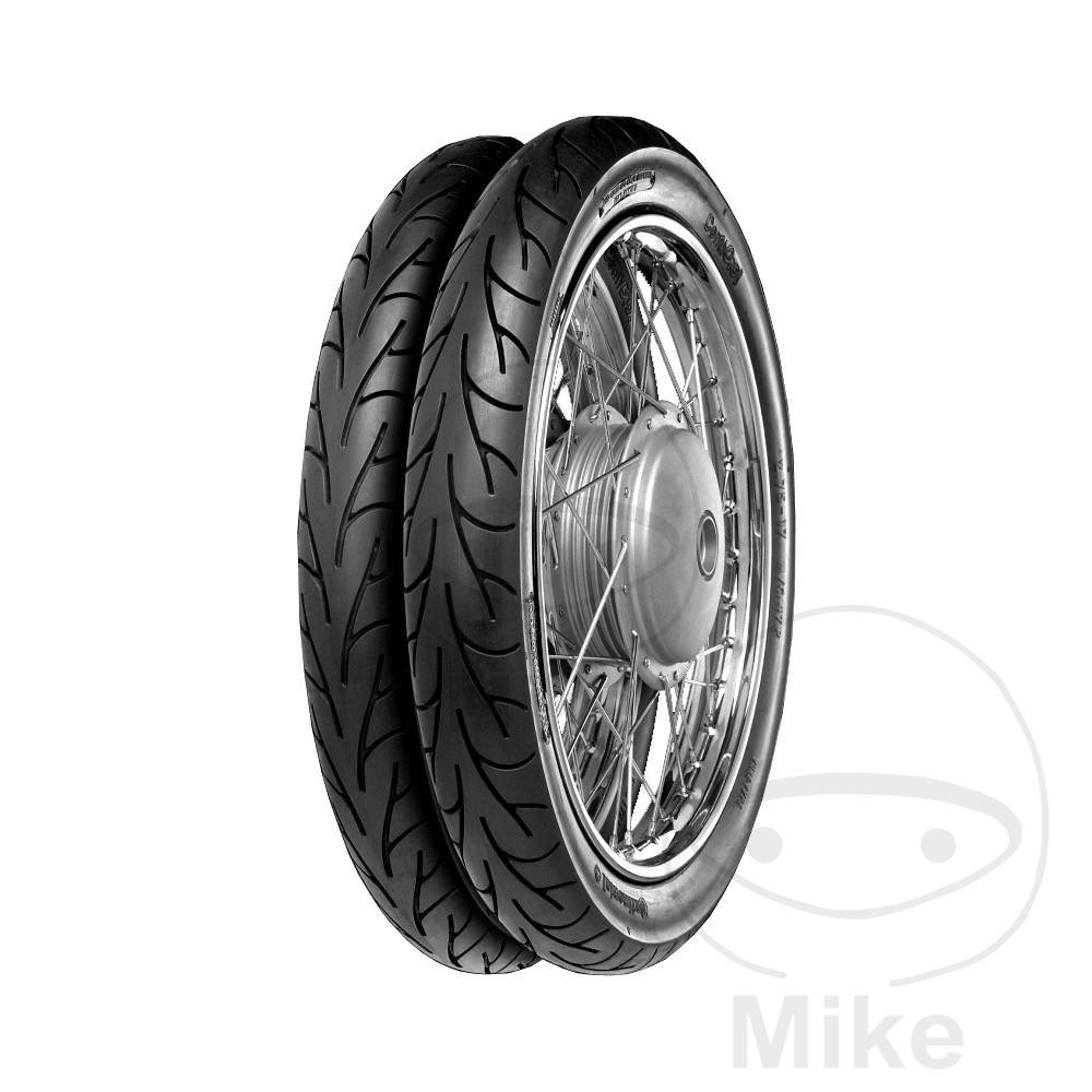 neumático cubierta moto delantero 110/80-17 57h tubeless contigo
