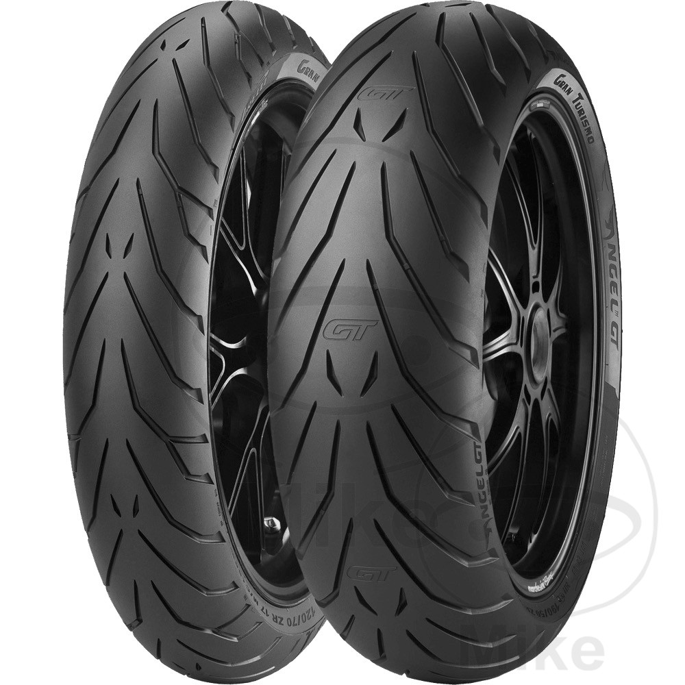 neumático cubierta moto delantero 120/70zr17 (58w) tubeless 
 angel gt