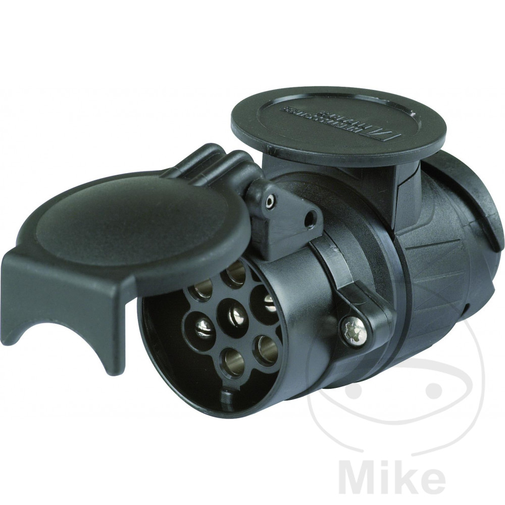 adaptador enchufe remolque 13 a 7 polos 12v
 102 mm